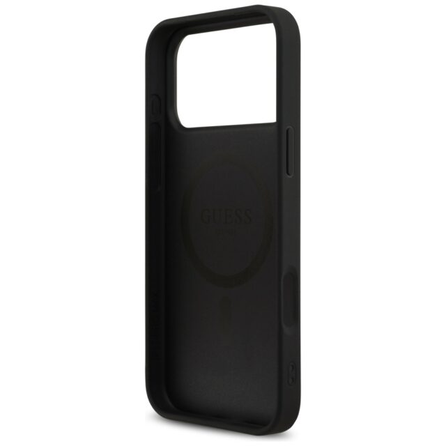 Case Guess 4G Printed Stripes MagSafe for iPhone 17 Pro Max black - imagine 7