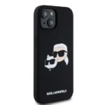 Karl Lagerfeld KLHMP15SSKCHPPLK iPhone 15 / 14 / 13 6.1" black hardcase Silicone Karl & Choupe - imagine 4