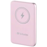 Verbatim Wireless Magnetic Power Bank `n` Go 15W 10000mAh pink 32248