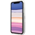 Karl Lagerfeld KLHCN61LDHKCNS iPhone 11/ Xr 6.1" silver hardcase Liquid Glitter Karl & Choup - imagine 7