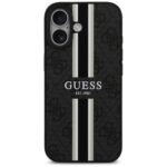 Case Guess 4G Printed Stripes MagSafe for iPhone 17 black - imagine 3