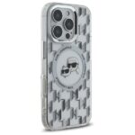Karl Lagerfeld KLHMP16LHMCKMHT iPhone 16 Pro 6.3" transparent IML Monogram Karl&Choupet - imagine 4