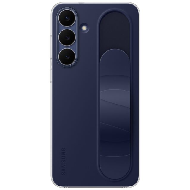 Samsung Standing Grip Case for Galaxy S25 FE Dark Blue - imagine 2
