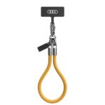 Audi uniwersalna smycz do telefonu 28cm 8mm yellow AU-HSL8-R8/D1-YW