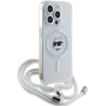 Karl Lagerfeld KLHMP14LHCCHNT iPhone 14Pro 6.1" hardcase transparent IML Choupette Head & Cord Magsa - imagine 3