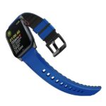 UNIQ Linus Strap Apple Watch Series 1-8/SE/SE2/SE3/Ultra1/2/3 42/44/45/49mm Airosoft Silicone blue - imagine 2