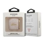 Guess GUA24GSMP AirPods cover pink 4G Script Metal Collection - imagine 3