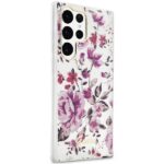 Guess GUHCS23LHCFWST S23 Ultra S918 white hardcase Flower Collection - imagine 4