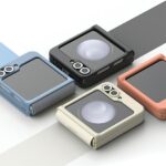 Araree case Aero Flex Sam Z Flip6 peach coral AR20-02021C - imagine 6