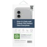 Case UNIQ Swivix for iPhone 16 360 Rotating Kickstand transparent - imagine 3