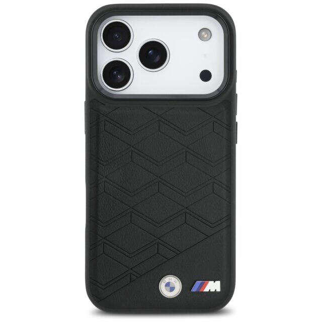 Case BMW M Shape Logo MagSafe for iPhone  17 Pro black - imagine 3