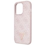 Guess GUHCP14LP4TDSCPP iPhone 14 Pro 6.1" pink hardcase Crossbody 4G Metal Logo - imagine 7