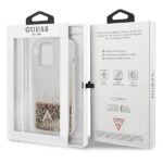 Guess GUOHCP14LGLHFLGO iPhone 14 Pro 6,1" gold hardcase Glitter Charms - imagine 8