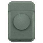 UNIQ Flixa Magnetic Card Wallet with Stand Green/Lichen Green MagSafe
