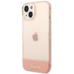 Guess GUHCP14MHGCOP iPhone 14 Plus / 15 Plus 6.7" pink hardcase Translucent - imagine 2
