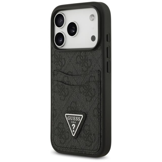 Case Guess 4G Double Card Triangle for iPhone 17 Pro black - imagine 2