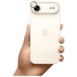 Camera lens protection 3MK HARDY Lens Protection Pro for Apple iPhone 17 Air gold - imagine 8