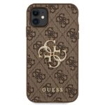 Guess GUHCN614GMGBR iPhone 11 6,1/ Xr brown hardcase 4G Big Metal Logo - imagine 3