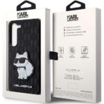 Karl Lagerfeld KLHCS23MSAKLHCPK S23+ S916 hardcase black Saffiano Monogram Choupette - imagine 8