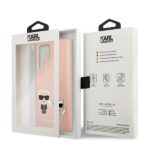 Karl Lagerfeld KLHCS22LSSKCI S22 UltraS908  hardcase light pink Silicone Ikonik Karl & C - imagine 8