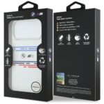 BMW M Silicon Horizontal Line MagSafe Case for iPhone 17 Pro Max White - imagine 8