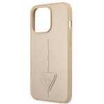 Guess GUHCP13LPSATLE iPhone 13 Pro / 13 6,1" beige hardcase SaffianoTriangle Logo - imagine 6