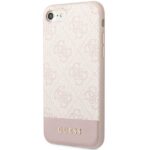 Guess GUHCI8G4GLPI iPhone 7/8/SE 2020 /SE 2022 pink hard case 4G Stripe Collection - imagine 2
