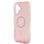 Guess GUHMP16SPFTDTEP iPhone 16 6.1" pink hardcase IML Rhinestones MagSafe - imagine 6