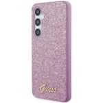 Guess GUHCS24SHGGSHU S24 S921 purple hardcase Glitter Script - imagine 2