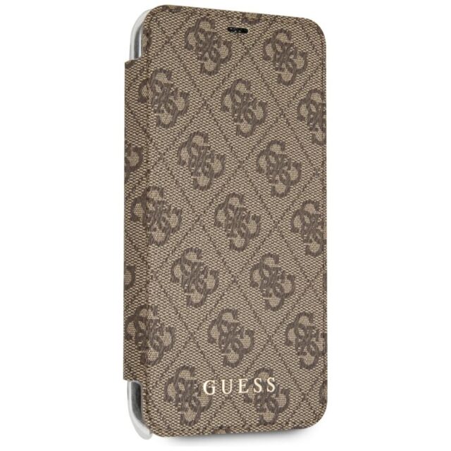 Guess GUFLBKI61GF4GBR iPhone Xr brown book 4G Charms Collection - imagine 4