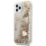 Guess GUOHCN58GLHFLGO iPhone 11 Pro gold hardcase Glitter Charms - imagine 2