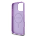 Guess GUHMP16XPSAPSMEU iPhone 16 Pro Max 6.9" purple hardcase Saffiano Peony Classic Logo M - imagine 7