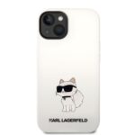 Karl Lagerfeld KLHCP14SSNCHBCH iPhone 14/ 15 / 13 6,1" hardcase white Silicone Choupette - imagine 3