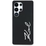Karl Lagerfeld Silicone Metal Signature Logo Case for Samsung Galaxy S25 Ultra Black - imagine 3