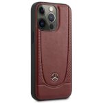 Mercedes MEHCP14LARMRE iPhone 14 Pro 6.1" Red Hardcase Leather Urban Bengale - imagine 4
