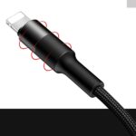 USAMS Braided U5 3-in-1 Cable 1.5m 2A black (Lightning/microUSB/USB-C) SJ2193IN101 (US-SJ219) - imagine 6