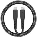 ENERGEA Nyloflex USB-C - Lightning Cable C94 MFI 1.5m black