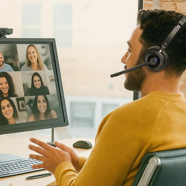 Wireless headphones with microphone Creative Chat Wireless Bluetooth black - imagine 7