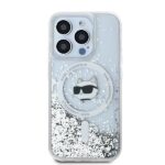 Karl Lagerfeld KLHMP14XLGCHSGH iPhone14 Pro Max 6.7" hardcase transparent Liquid Glitter Choupette H - imagine 3