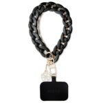 Guess GUOUCBMC4MK Universal Big Hand Strap black Acrylic 4G Charm