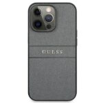 Guess GUHCP13LPSASBGR iPhone 13 Pro / 13 6,1" grey Saffiano Strap - imagine 3