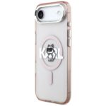 Karl Lagerfeld IML Choupette Sketch Logo MagSafe Case for iPhone Air Pink - imagine 2