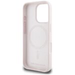Case Karl Lagerfeld Silicone Double Heads And Circle MagSafe for iPhone 16 Pro Max pink - imagine 7