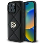 DKNY DKHCP16XPQDSLK iPhone 16 Pro Max 6.9" black Quilted Stack Logo