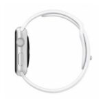 Mercury Silicone Strap Apple Watch 42/44/45 mm white - imagine 3