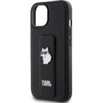 Karl Lagerfeld KLHCP15SGSACHPK iPhone 15/ 14 / 13 6.1" black hardcase Gripstand Saffiano Chou - imagine 6