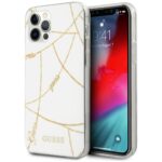Guess GUHCP12LPCUCHWH iPhone 12 Pro Max 6,7"  white hardcase Gold Chain Collection