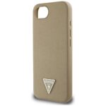 Case Guess Grained Triangle MagSafe for iPhone 16e brown - imagine 6
