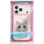 Case Nimmy Big Eyed Pet 2.0 Cat for iPhone 17 Pro pink - imagine 2