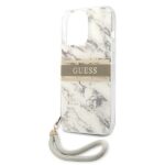 Guess GUHCP13XKMABGR iPhone 13 Pro Max6 ,7"grey hardcase Marble Strap Collection - imagine 6
